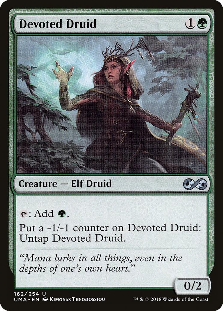 Devoted Druid - 162 - NM - Ultimate Masters