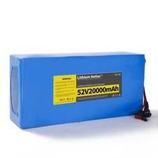 52V 20Ah Li-ion Battery - Safe, Rechargeable, Electric Bike/Scooter Replacement