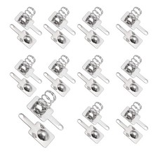 10 Set Battery Spring Contact 8x9mm Positive Negative Unipolar