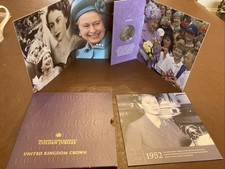 2002 Queen Elizabeth II Golden Jubilee £5 Five Pound Coin Crown UK