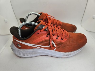 Nike Air Zoom Pegasus 39 Shoes Men's 7 Orange Cleveland Browns Running Sneakers