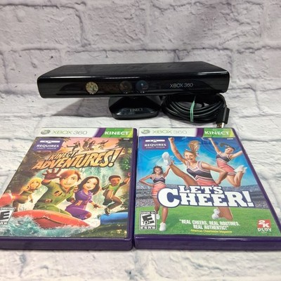 Xbox 360 Kinect Sensor 2 Game Bundle: Kinect Adventures & Let's Cheer