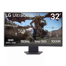 Image of LG Monitor 31.5" Quad HD 180Hz VA Curved 1000R HDR10 Multicoloured