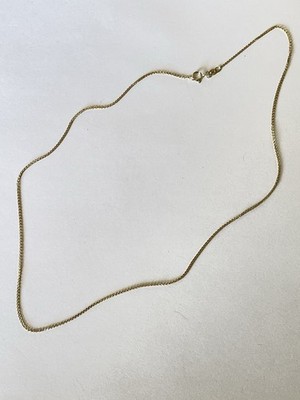 14k yellow gold necklace chain Spiga Wheat Chain 18  (ask About 20 )
