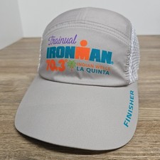 Ironman 70.3 Hat Trainual Indian Wells La Quinta Triathlon Finisher OSFA Cap