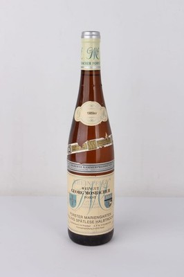 1989er Forster Mariengarten Riesling Spätlese Halbtrocken Georg Mosbacher