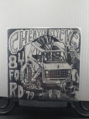 Rare! Cheater Slicks - 84 Ford 79 garage punk 7'' Teal Green vinyl Club Only EX
