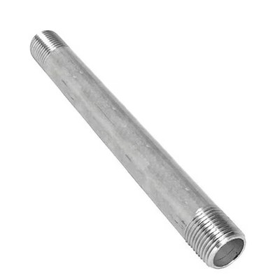 Pipe, Ss, 4'', Nptxnpt, 2Ft,  E6bnl19