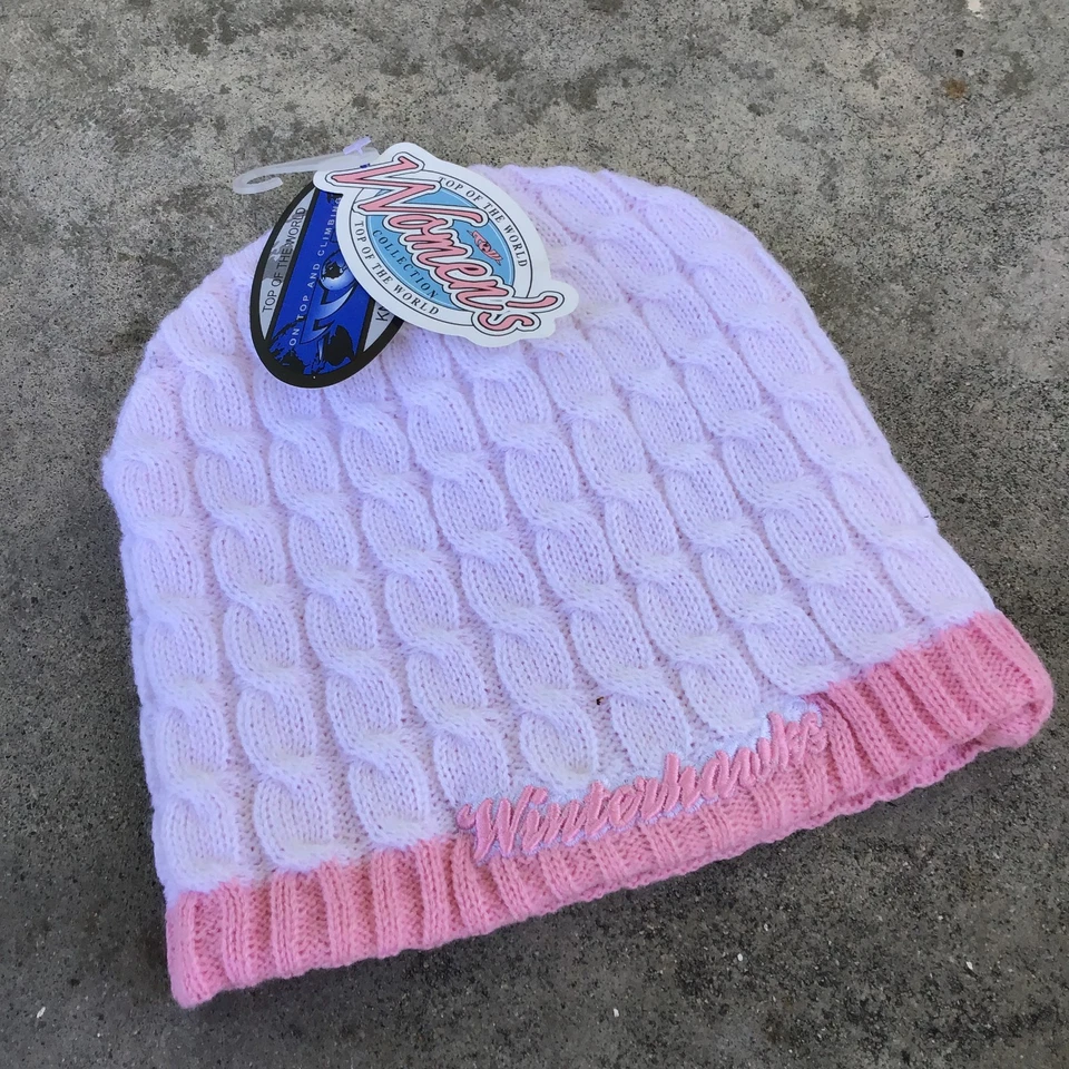 Nuevo con etiquetas Chicago Blackhawks Rosa Top of the World Tejido Mujer Foto 2 de 3