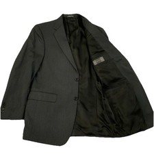 Hart Schaffner Marx Men's 40R Gray Wool Suit Jacket Career Sport Coat Blazer USA