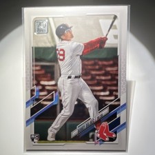 Topps 2021 Bobby Dalbec Rookie Boston Red Sox MLB Baseball Card #26. rookie card picture