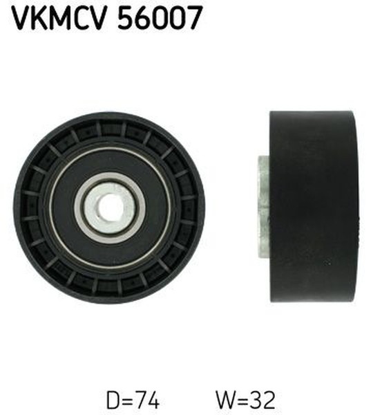 Umlenk FüHrungsrolle Keilrippenriemen FüR Scania 4 - Series R I P G T-image