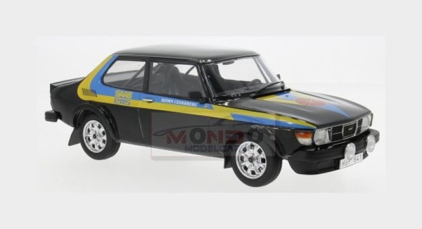 1:18 Mcg Saab 99 Turbo 1977 Black Yellow Light Blue MCG18442 Modellbau-image