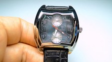 Croton CN307170 Watch MOP Dial w Genuine Leather Croton Band