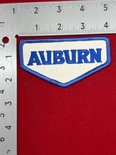 VINTAGE 1950's "AUBURN" SEW-ON PATCH, (UNUSED) CHEESE CLOTH, (RARE) VERY NICE