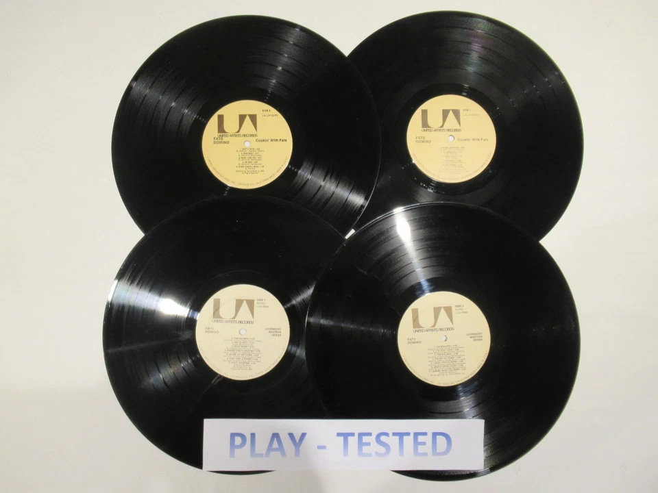 FATS DOMINO - COOKIN' WITH FATS / LEGENDARY MASTERS - 2 DOUBLE LPS, GREAT VALUE! - Image 3 of 3