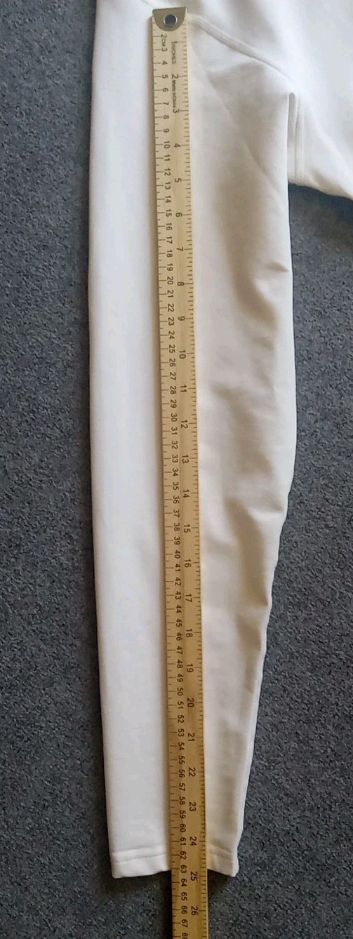 BYLT Shirt Men's Large Drop Cut Lux Long Sleeve Stretch Performance Cream EUC