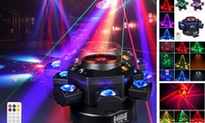 Moving Head DJ Lights 6-Arm Lamp with Remote Control 150w RGBW 4in1 LED DJ