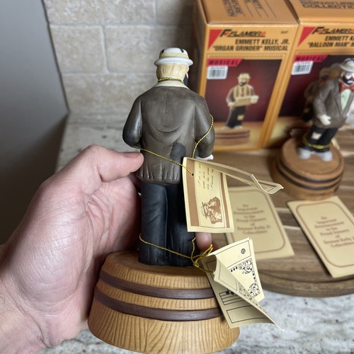 Brand New 1990 Emmett Kelly Musical Series Set-Lot 2- Flambro Never Opened! - Picture 6 of 22