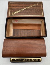 Discwasher D3 Record Cleaner Walnut Handle Box Manual Vintage