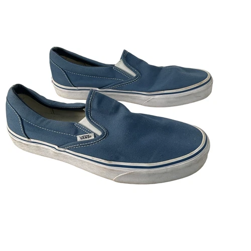 Sneakers mocassino uomo VANS blu in tela taglia 8 5