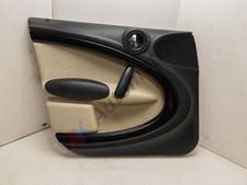 Mini Countryman R60 10-12 Front Door Card Left Passenger Black And Cream