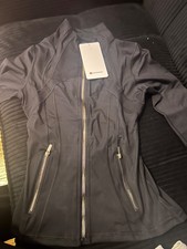 lululemon Define Jacket Black Full Zip gold