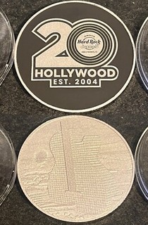 Hard Rock Hotel HOLLYWOOD FL 2024 20 YEARS OF ROCK COIN 20th Anniv. Players Club