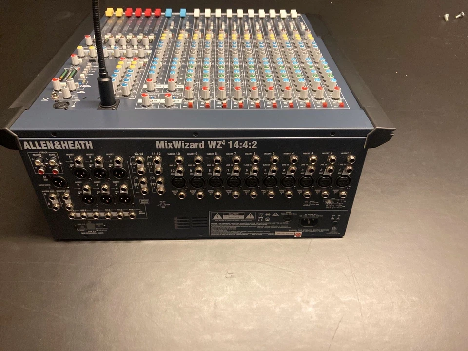 Mixer Allen & Heath MixWizard WZ4 14:4:2 mit original Schwanenhalslampe - Bild 3 von 3