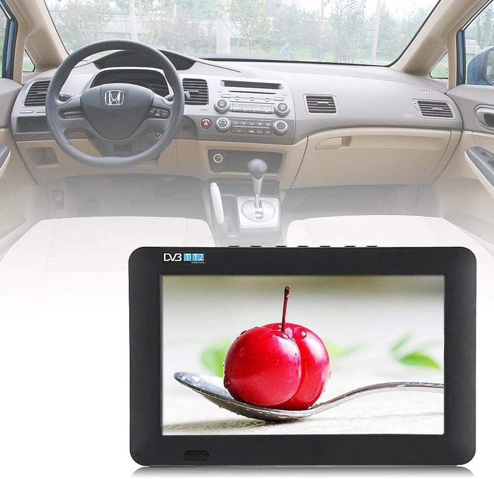 Portable Digital HD TV 1080P 9 Inch TFT Freeview TV 16:9 TFT-LED Analog Color TV - Image 4 of 4