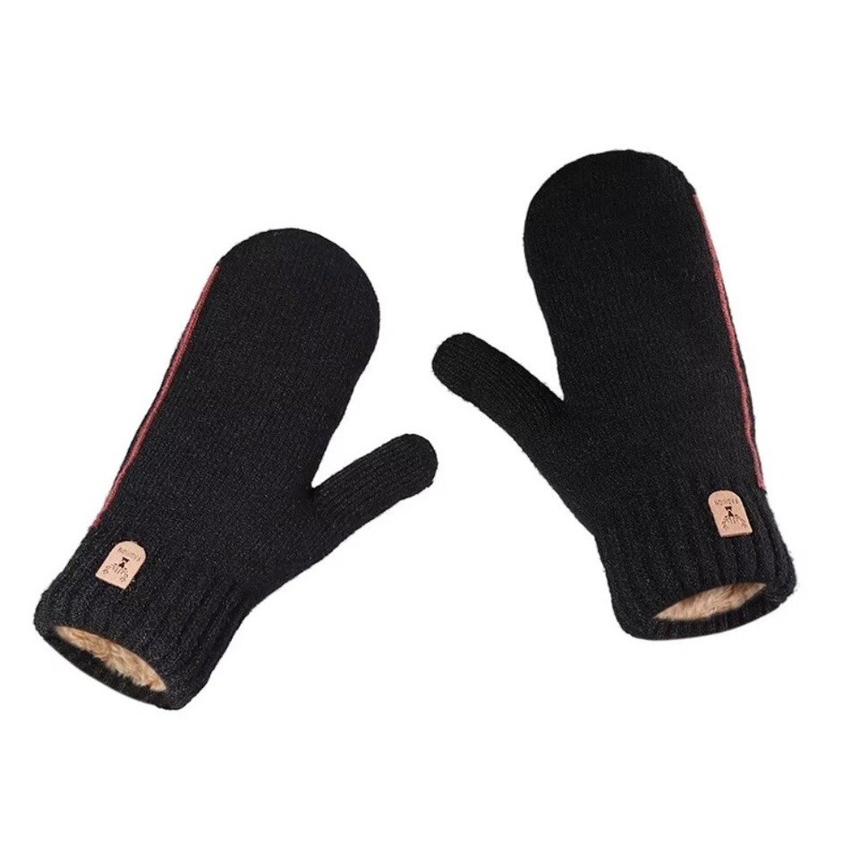 Velvet Men's Gloves Thickened Warm Gloves High Quality Winter Gloves