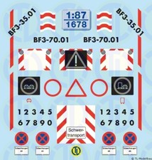 1678 - Decals BF3 Beschriftungen 1:87