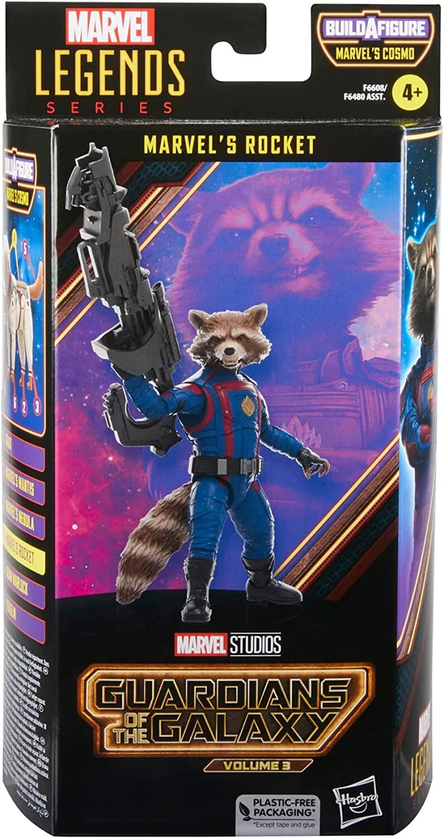 Marvel Legends Cosmo Series Figurine Rocket Raccoon 10 cm Hasbro
