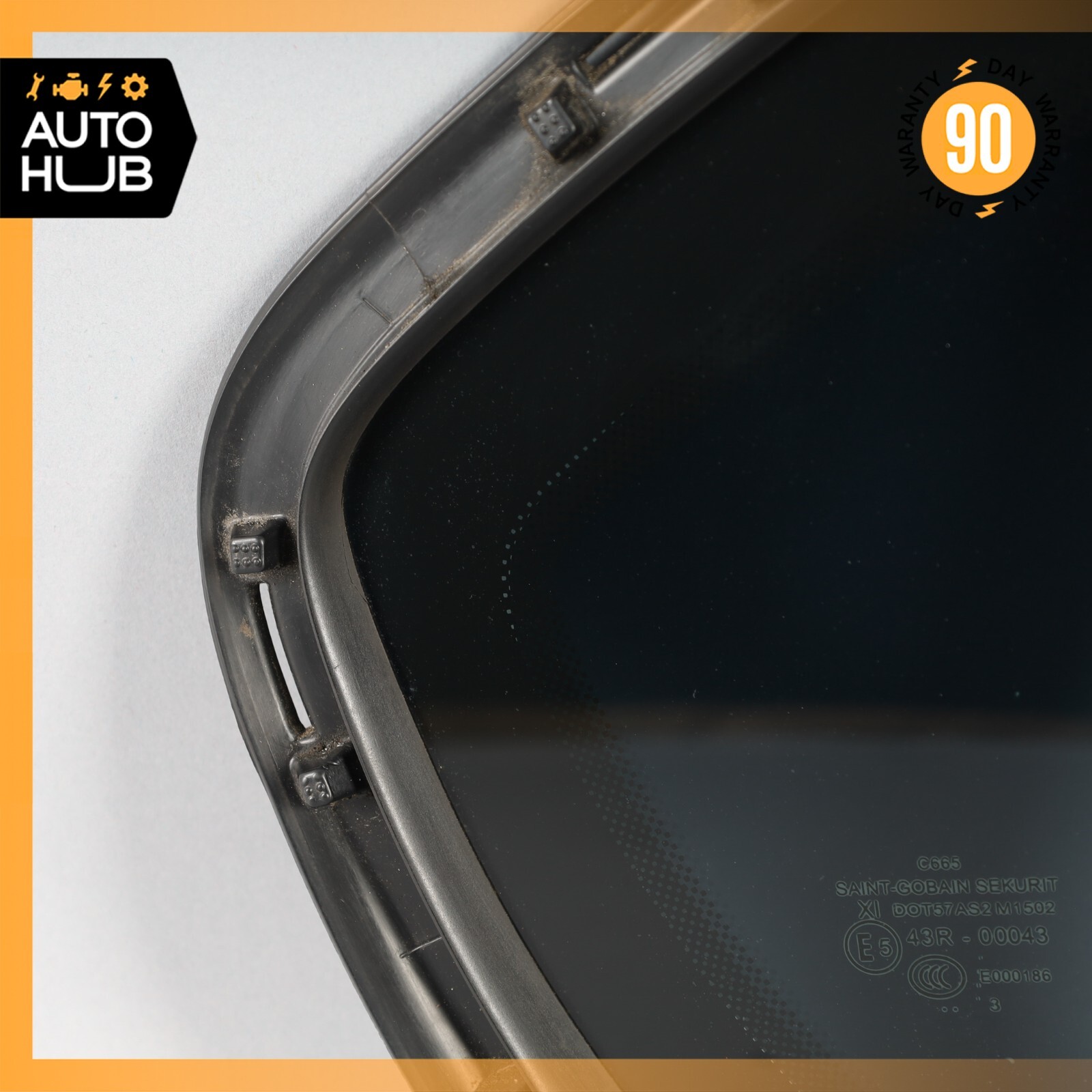 14-22 Maserati Quattroporte M156 Rear Right Side Quarter Window Glass OEM 69k