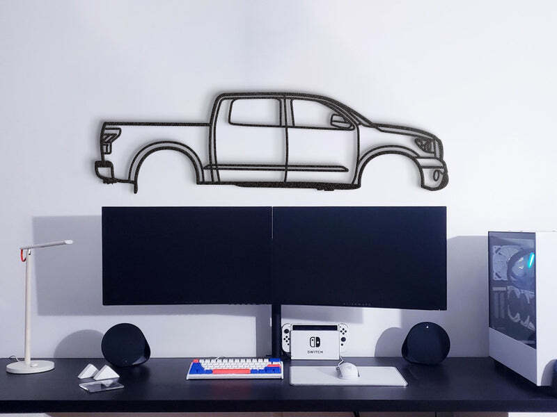 3D Acrylic Metal Wall Art - 2007 USA Tundra 2nd Gen Auto Poster Decor-image