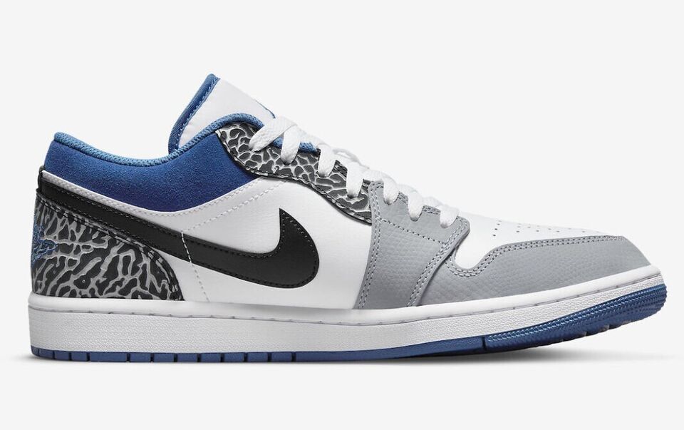 Nike Air Jordan 1 Low SE True Blue Cement DM1199-140 Men's