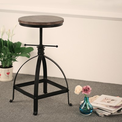 Industrieller Stil Barhocker Drehbare Retro Küche Esszimmer Stuhl Chair