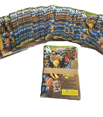 X-MEN 1993 PIZZA HUT KIDS' PAPER PLACE MAT! VINTAGE Lot of 10 | eBay