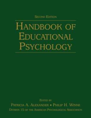 Handbook of Educational Psychology - Paperback By Alexander, Patricia A - GOOD