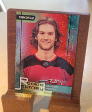 2021 Upper Deck Synergy Hockey Dawson Mercer Rookie Journey RED /499