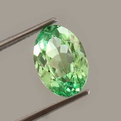 AAA Grade Natural Ceylon Green Parti Sapphire Oval Cut Loose Gemstone 5.00 Ct
