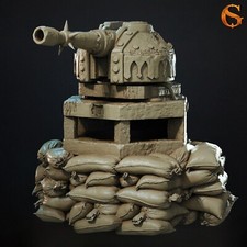 Artillery Bunker - Styled for Trench Wars Terrain. - SolGood Designs.