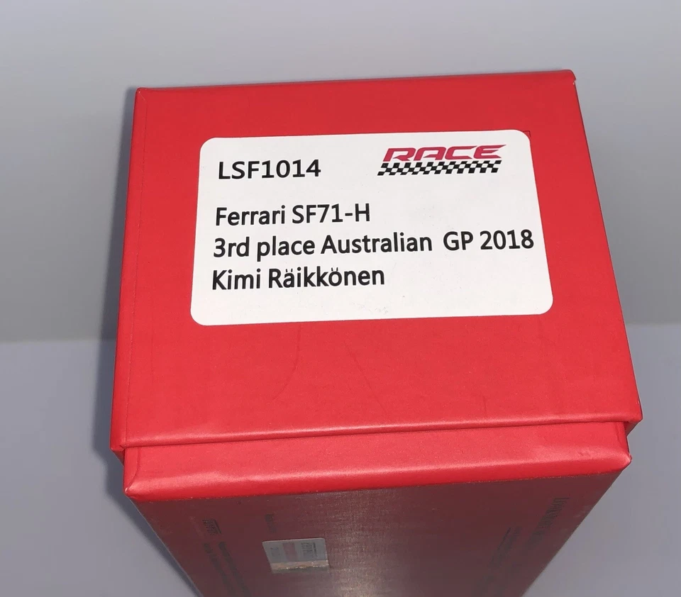 Looksmart Lsf1014 F1 1:43 Ferrari Sf71-h Kimi Raikkonen 2018 Australia No Spark - Immagine 3 di 3