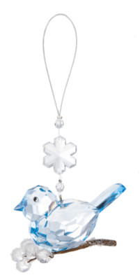 Ganz Crystal Expression Winter Blue Bird  Suncatcher