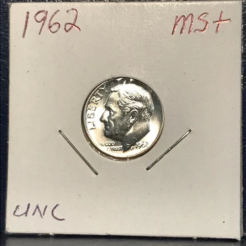 1962  ROOSEVELT SILVER  DIME ~ UNCIRCULATED ~   VERY  NICE  !!!!