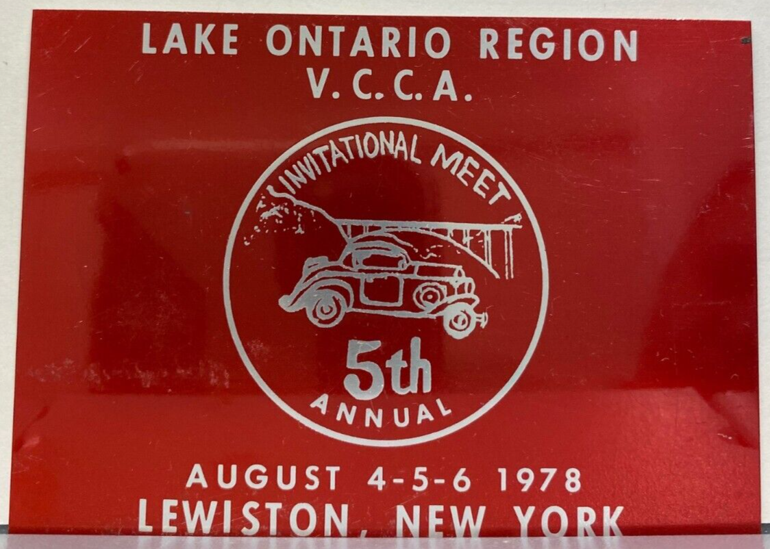 1978 Chevrolet Club Meet Car Show Lewiston Lake Ontario Batavia New