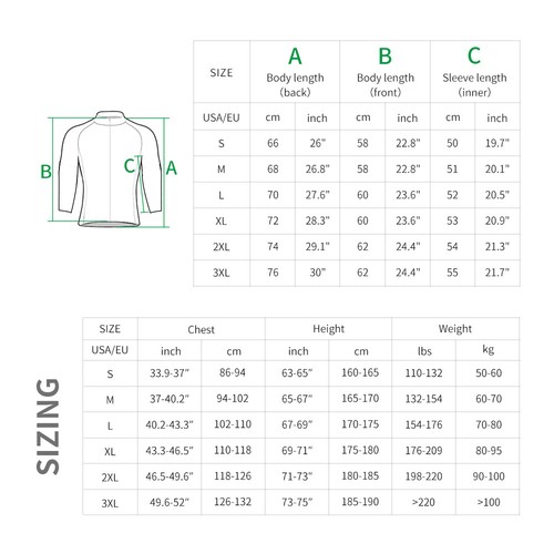WOSAWE Cycling Jacket Men Lightweight Waterproof Windcoat Breathable Bike Jacket - Picture 7 of 14