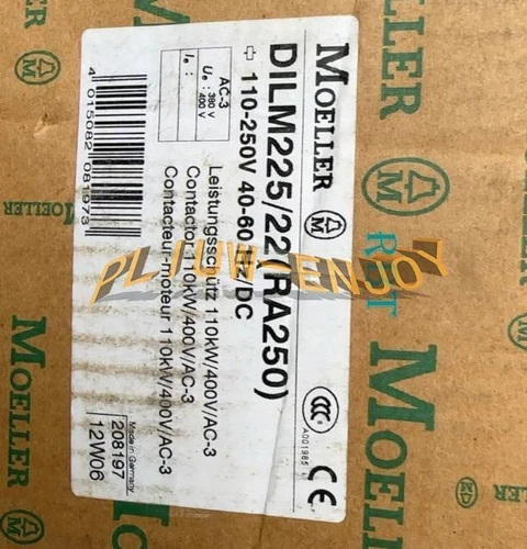 1PCS New Eaton Moeller DILM225/22(RA250) 110-250V AC contactor