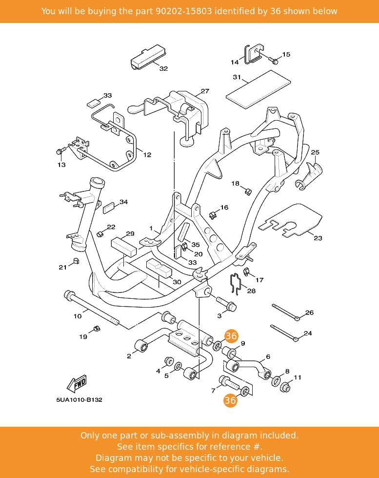 Xページ Yamaha 90202-15803 Washer Frame Chassis Xc125 Cygnus Flame 125 XC
