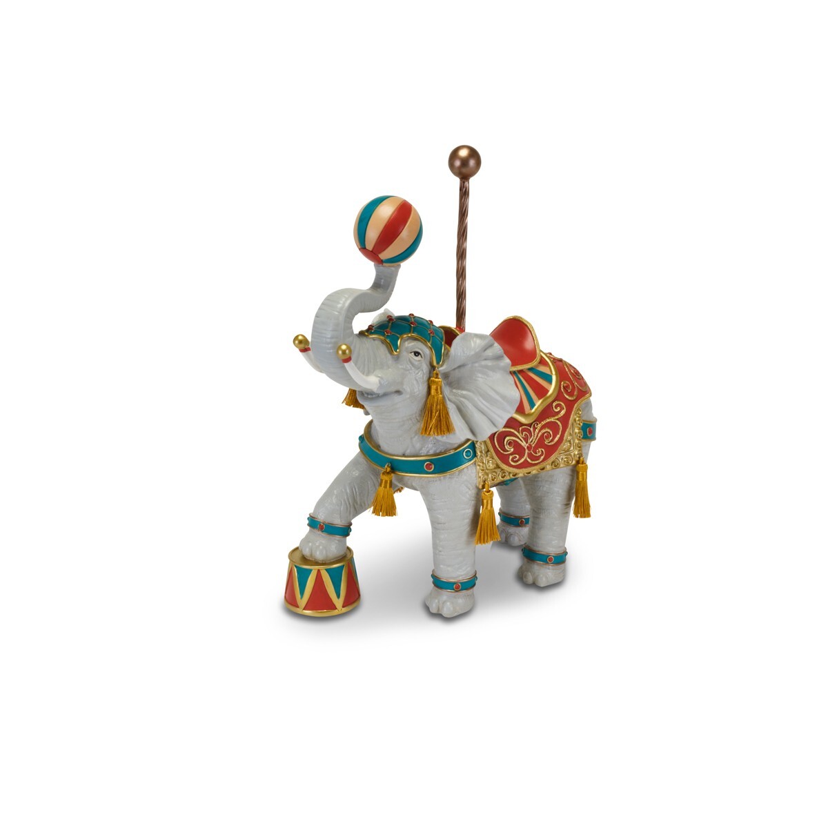 Statua Elefante Henriette in Resina: Regalo Portafortuna di Classe